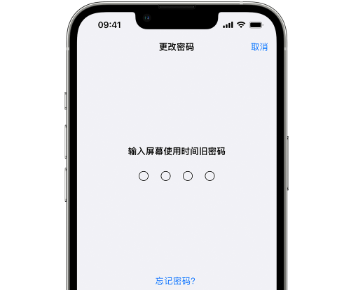 嵊泗iPhone屏幕维修分享iPhone屏幕使用时间密码忘记了怎么办 