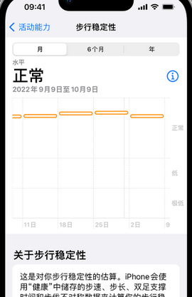 嵊泗iPhone手机维修如何在iPhone开启'步行稳定性通知'