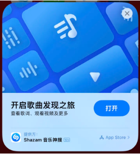 嵊泗苹果14维修站分享iPhone14音乐识别功能使用方法 