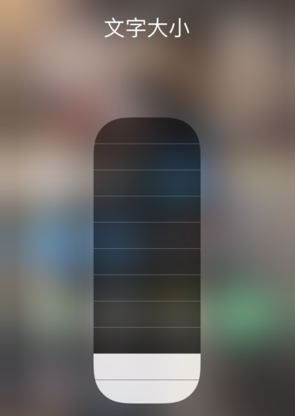 嵊泗苹果手机维修分享小技巧：在 iPhone 控制中心快速调节字体大小 